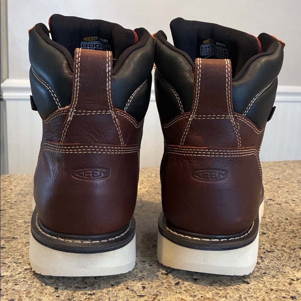 Men’s 14 Wide Keen Cincinnati Work Boots - Picture 5 of 8
